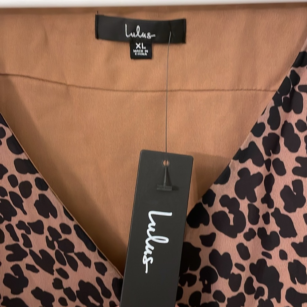Lulus Rock It Out Brown and Black Leopard Print Babydoll
Dress - Picture 2 of 3